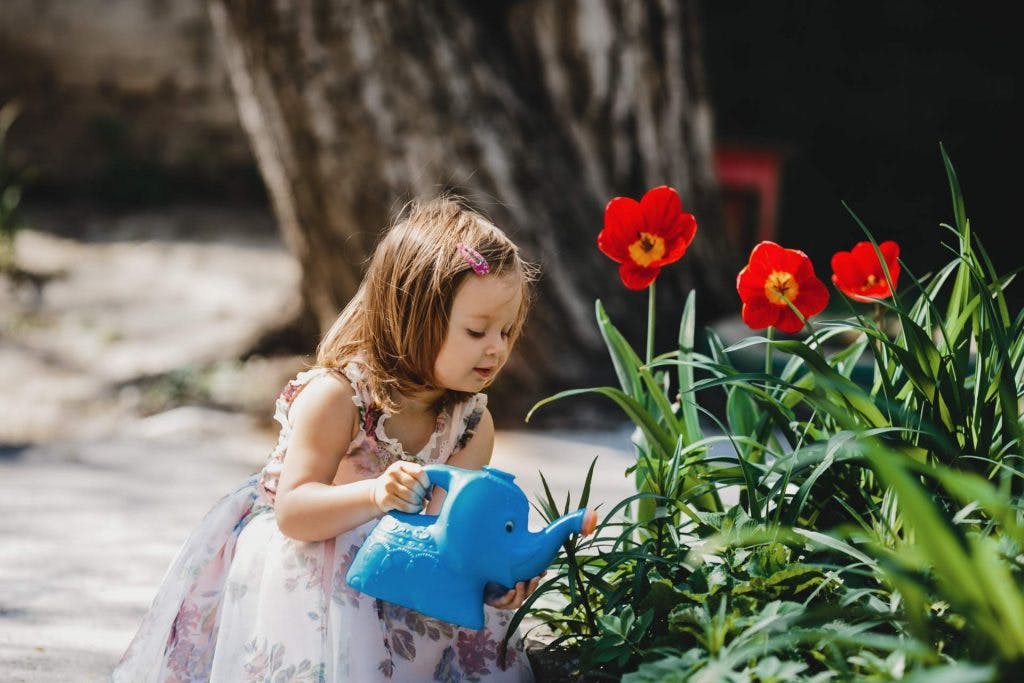 charming-little-girl-takes-care-about-flowers-garden