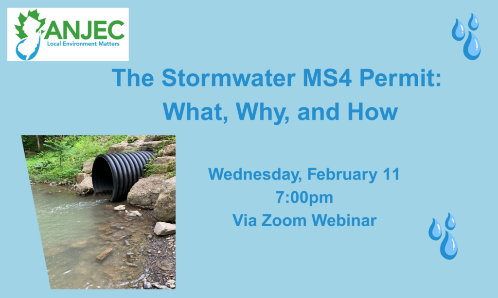 ANJEC Feb 11 Stormwater MS4 permit event